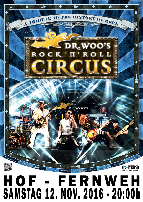 Dr Woos Rock N Roll Circus Hof Fernweh 2016